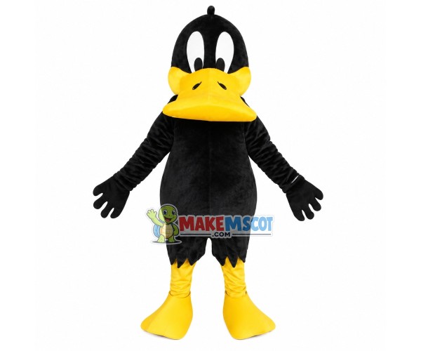 All Over Black Duck Mascot Costume All Over Black Duck Mascot Costume