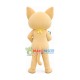 Serious School Cat Mascot Costume With Pencil Serious School Cat Mascot Costume With Pencil