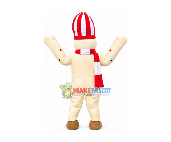 Exquisite Christmas Gingerbread Man Mascot Costume Exquisite Christmas Gingerbread Man Mascot Costume