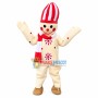 Exquisite Christmas Gingerbread Man Mascot Costume