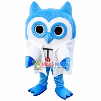Professional Doctor Owl Mascot Costume