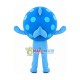 Swollen Blue Pufferfish Mascot Costume Swollen Blue Pufferfish Mascot Costume