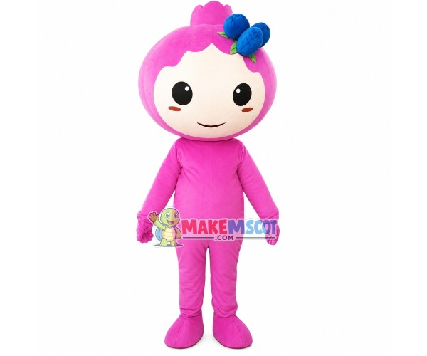 Cartoon Blueberry Doll Mascot Costume Cartoon Blueberry Doll Mascot Costume