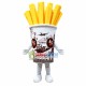 Full Box Of Coarse Fries Mascot Costume Full Box Of Coarse Fries Mascot Costume
