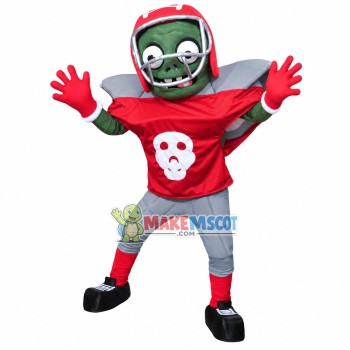 Football Zombie Mascot Cartoon Costume Football Zombie Mascot Cartoon Costume