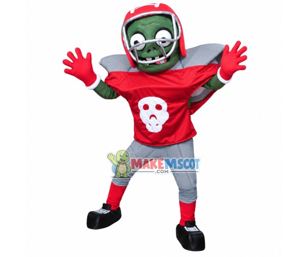 Football Zombie Mascot Cartoon Costume Football Zombie Mascot Cartoon Costume