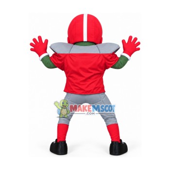Football Zombie Mascot Cartoon Costume