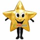 Golden Five-pointed Star Mascot Costume Golden Five-pointed Star Mascot Costume