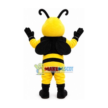 Strong Muscle Bee Mascot Costume