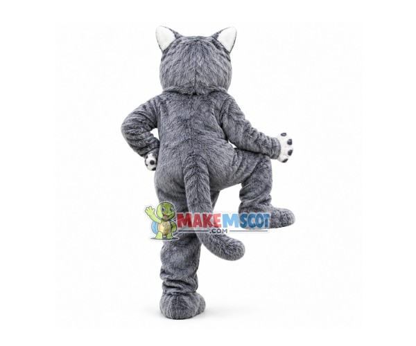 Power Green Eyes Cat Mascot Costume