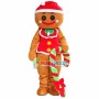 Gingerbread Man Candy Cookie Mascot Costume