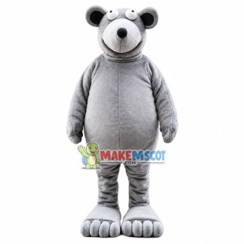 Weird Bigfoot Mouse Mascot Costume