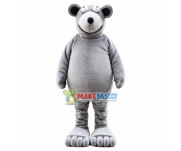 Weird Bigfoot Mouse Mascot Costume Weird Bigfoot Mouse Mascot Costume