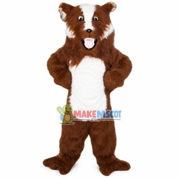 Snarling Furry Wild Bear Mascot Costume Snarling Furry Wild Bear Mascot Costume