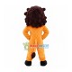 Flexible Lion With Shoes Mascot Costume Flexible Lion With Shoes Mascot Costume