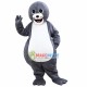 Amused Grey Sea Lion Mascot Costume Amused Grey Sea Lion Mascot Costume