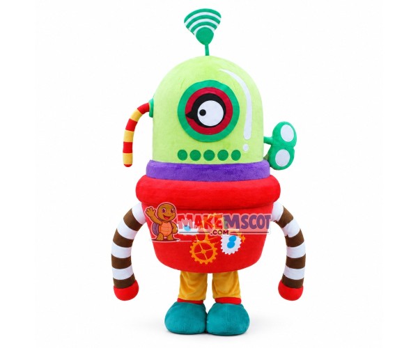 Signal Alien Robot Mascot Costume Signal Alien Robot Mascot Costume