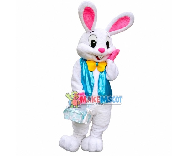 Halloween Shy Bunny Mascot Costume
