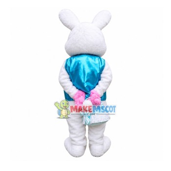 Halloween Shy Bunny Mascot Costume