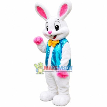 Halloween Shy Bunny Mascot Costume Halloween Shy Bunny Mascot Costume
