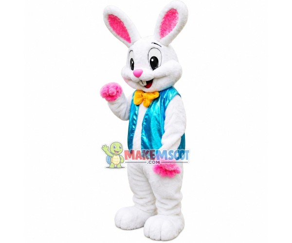 Halloween Shy Bunny Mascot Costume