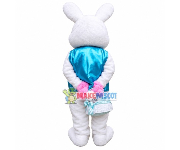 Halloween Shy Bunny Mascot Costume