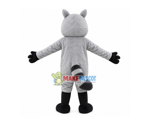 Gray Raccoon Mascot Costume for Adult Gray Raccoon Mascot Costume for Adult