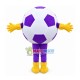 Purple Football Mascot Sport Costume