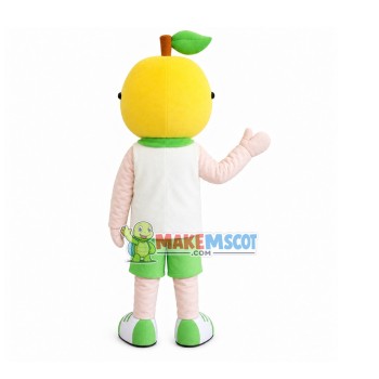 Pear Doll With Sunglasses Mascot Costume Pear Doll With Sunglasses Mascot Costume