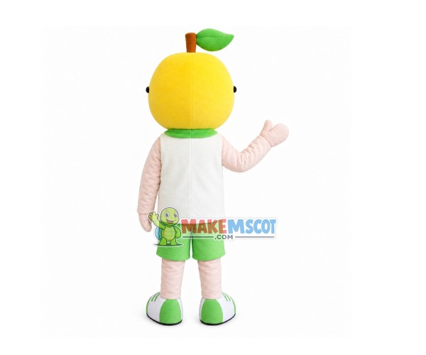 Pear Doll With Sunglasses Mascot Costume Pear Doll With Sunglasses Mascot Costume
