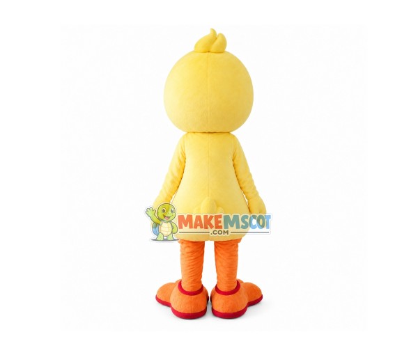 Surprised Yellow Duck Mascot Costume Surprised Yellow Duck Mascot Costume