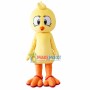 Surprised Yellow Duck Mascot Costume