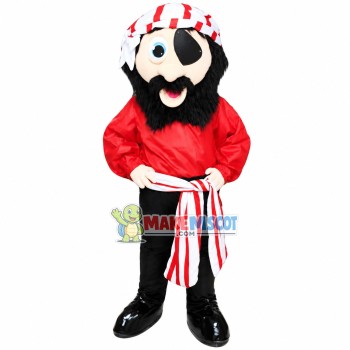 Experienced Bearded Sailor Mascot Costume Experienced Bearded Sailor Mascot Costume