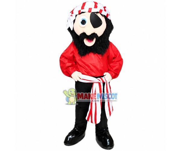 Experienced Bearded Sailor Mascot Costume Experienced Bearded Sailor Mascot Costume