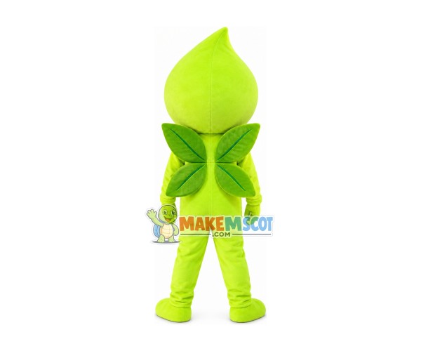 Green Peach Elf Mascot Costume