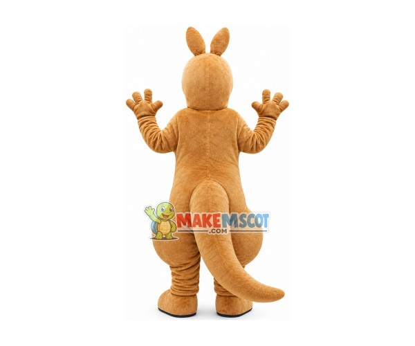Friendly Mother Kangaroo Mascot Costume Friendly Mother Kangaroo Mascot Costume