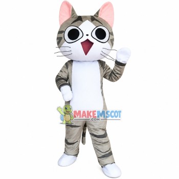 Cheese Cat Mascot Cartoon Costume Cheese Cat Mascot Cartoon Costume