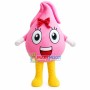 Strawberry Ice Cream Ball Mascot Costume