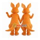 Pair Of Love Kangaroo Couple Mascot Costume Pair Of Love Kangaroo Couple Mascot Costume