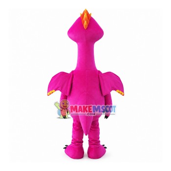 Dainty Purple Ostrich Mascot Costume Dainty Purple Ostrich Mascot Costume