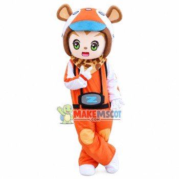 Himalayan Ski Mouse Mascot Costume Himalayan Ski Mouse Mascot Costume