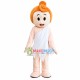Pure Blond Angel Mascot Costume Pure Blond Angel Mascot Costume