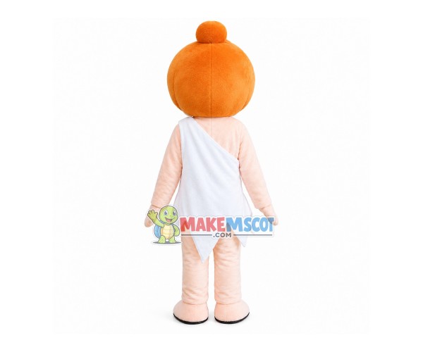 Pure Blond Angel Mascot Costume Pure Blond Angel Mascot Costume