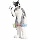Forceful Wolfdog Long Wool Mascot Costume Forceful Wolfdog Long Wool Mascot Costume