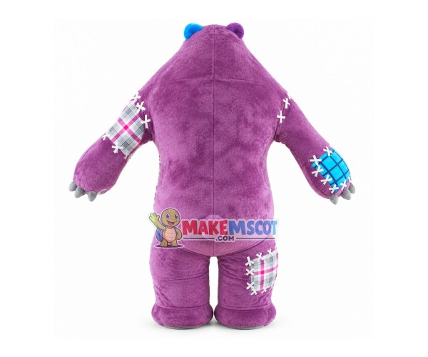 Violent Bear With Scars All Over Mascot Costume Violent Bear With Scars All Over Mascot Costume