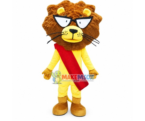 Smart Medal Lion Mascot Costume Smart Medal Lion Mascot Costume