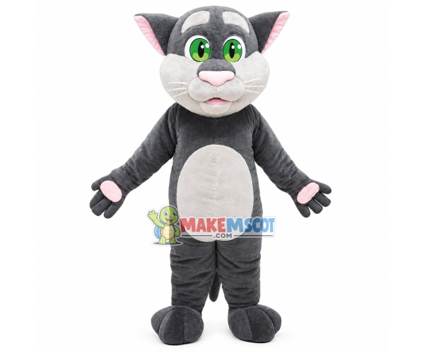 Speaking Tom Cat Mascot Cartoon Costume Speaking Tom Cat Mascot Cartoon Costume