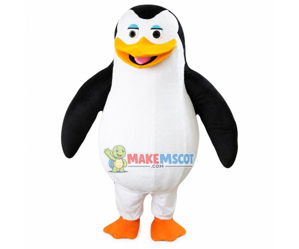 Emperor Penguin Of Madagascar Cartoon Mascot Costume Emperor Penguin Of Madagascar Cartoon Mascot Costume