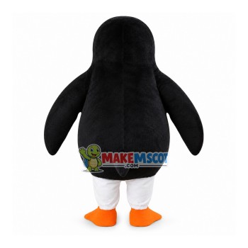 Emperor Penguin Of Madagascar Cartoon Mascot Costume