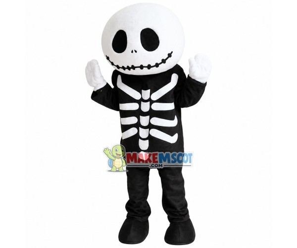 Halloween Skeleton Man Mascot Costume Halloween Skeleton Man Mascot Costume